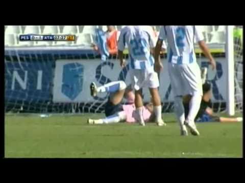 Highlights Pescara - Atalanta 0 - 2 Sky calcio 11/09/10