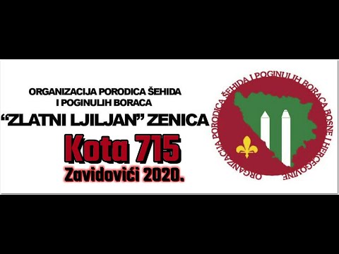 KOTA 715 - 2020. GODINA - ORGANIZACIJA PORODICA ŠEHIDA I POGINULIH BORACA ZLATNI LJILJAN ZENICA
