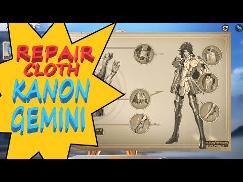 Repair Cloth Kanon di Gemini - Saint Seiya Awakening ITA