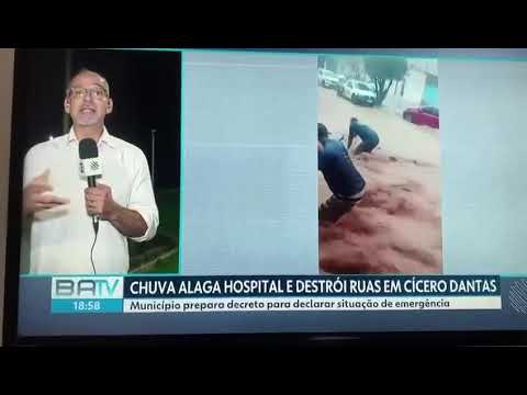 Temporal Causa Transtornos Na Cidade de Cícero Dantas-BA, Na Tarde De 26 De Fevereiro De 2026.