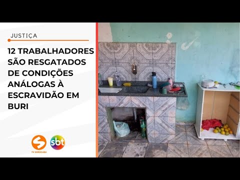 Trabalhadores são resgatados de condições análogas à escravidão em Buri | TV Sorocaba SBT