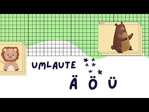 Umlaute Ä, Ö, Ü. 1 клас. Deutsch. НУШ