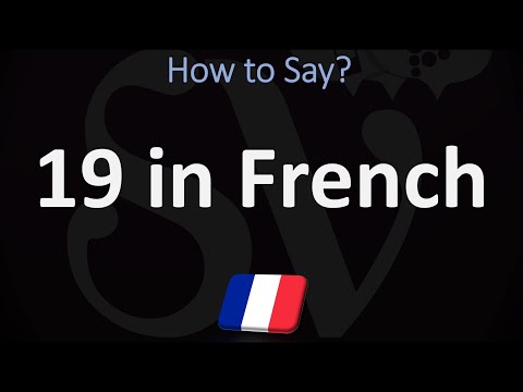 Part of a video titled How to Say 19 in French? | How to Pronounce Dix Neuf! - YouTube
