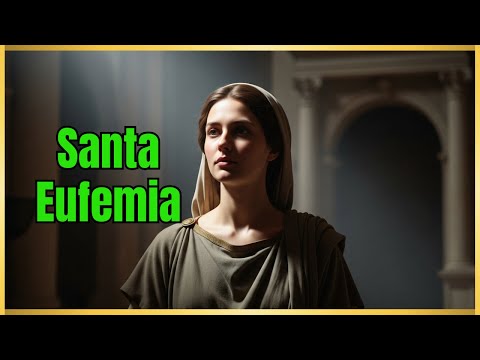 ✝️ Saint Euphemia – The martyr who bore witness to her faith until the end😱