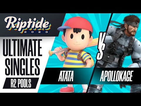 ATATA (Ness) vs ApolloKage (Snake) - Ultimate Singles Round 2 Pools - Riptide 2023