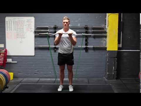 Watch Close-Grip EZ-Bar Curl with Band on YouTube