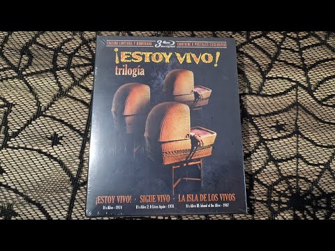 It's Alive Trilogy Blu Ray Box Opening