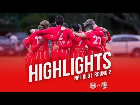 NPL QLD 2019 Round 2 - Magpies Crusaders United FC vs Olympic FC Highlights