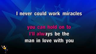 The Man In Love With You - George Strait (KARAOKE)