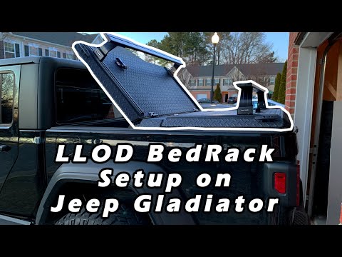 LLOD Bed Rack Set-Up Installed on Jeep Gladiator