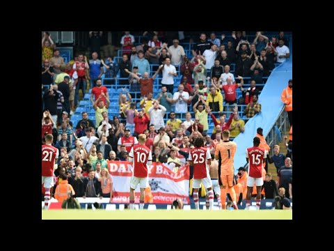 WE LOSE EVERY WEEK Arsenal fans sing and players applaud them after 5-0 defeat