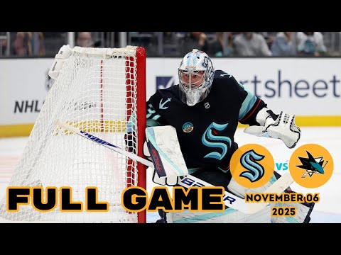 NHL Full Game | Seattle Kraken vs San Jose Sharks | November 5, 2025