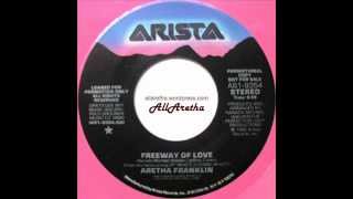 Aretha Franklin - Freeway Of Love - 7&quot; DJ Promo Pink Vinyl - 1985