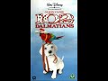 Opening To 102 Dalmatians UK VHS 2001