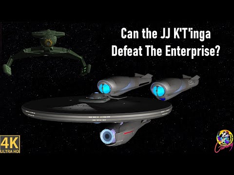 NEW JJ K'Tinga VS JJ Enterprise Battle - IKS Amar - Star Trek Ship Battles - Bridge Commande