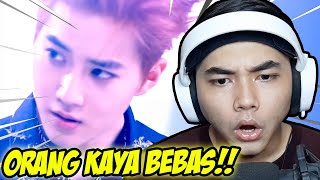 Download lagu ORANG KAYA MAH BEBAS MAU BAKAR DUIT! - EXO - Lotto [MV] Reaction - Indonesia mp3