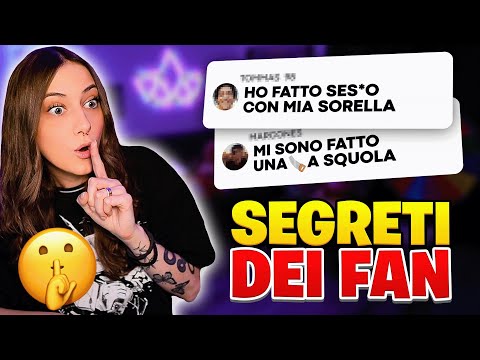LEGGO I SEGRETI più IMBARAZZANTI dei MIEI FAN 😱 #5