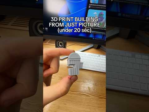 How to 3D print any building from just a picture