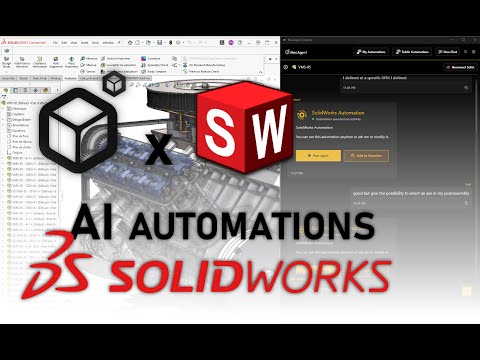 AI Automations in Solidworks - MecAgent Demo