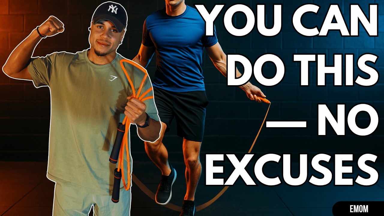 This 10-minute Jump Rope EMOM (Every Minute On the Minute) is the perfect balance of fun, focus, and fitness. You’ll build rhythm, coordination, and endurance — without needing to be an athlete