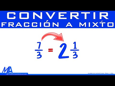Convert fraction to mixed number