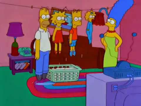 The Simpsons - S10E05 - When You Dish Upon a Star [Couch Gag]