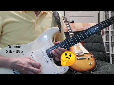 Seymour Duncan STK-S9b and Dimarzio HS3 pickups - Still Got The Blues: solo cover