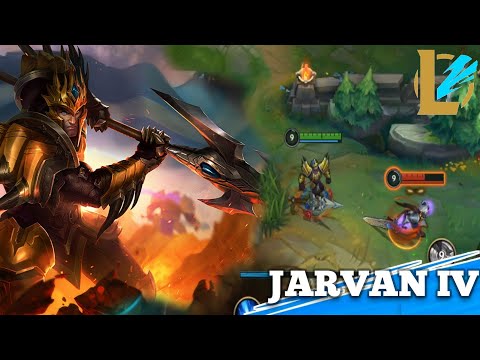 PLATINUM JARVAN IV IN WILD RIFT | JUNGLE LANE GAMEPLAY