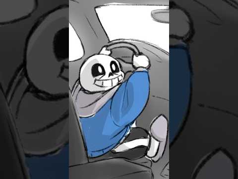 This Is Why Sans Doesn’t Drive… Ever. 😂 #undertale #sanscomictv #shorts #undertalecomicdub
