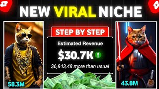 Make 100 Viral AI Cat Videos to Earn $12,000/Day! | Step-by-Step Guide Using Free AI Tools
