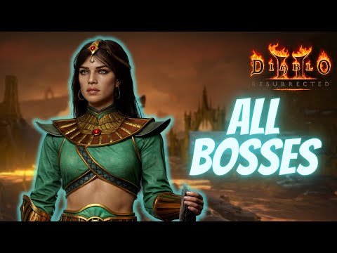LEVEL 98 LIGHTNING SORCERESS (CLFO) - ALL ACT BOSSES - Diablo 2 Resurrected - Nintendo Switch