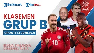 Update Klasemen Grup B Euro 2020 13 Juni: Belgia Tempati Puncak, Finlandia Kedua, Rusia Paling Bawah