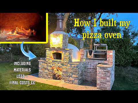 How to build a pizza oven with costs + materials used