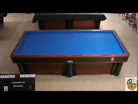 LLIGA CATALANA 3 BANDES 3ª. DIV  -  S.B. FOMENT MOLINS C  vs  C.B. PRAT B