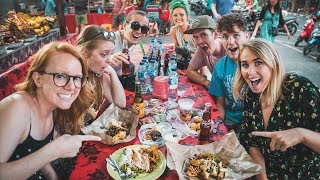 Indonesian STREET FOOD TOUR! - Feat. Flying the Nest, Kinging It and The Way Away! (Ubud, Bali)