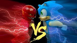 LEGO Flash vs Sonic (Fastest Superheroes)