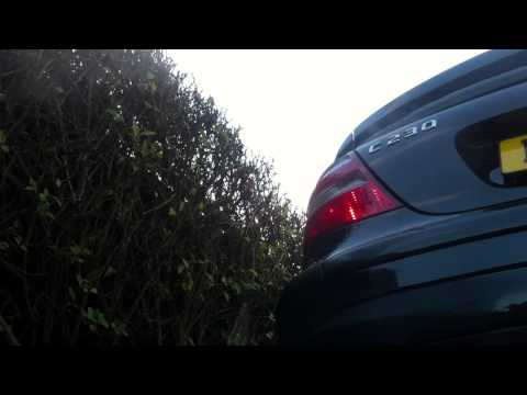 Mercedes Benz C230 SPORT 2.5 V6 EXHAUST SOUND