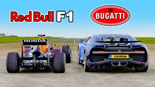 [情報] F1賽車 VS Bugatti Chiron 直線加速