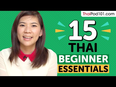15 Beginner Thai Videos You Must Watch | Learn Thai