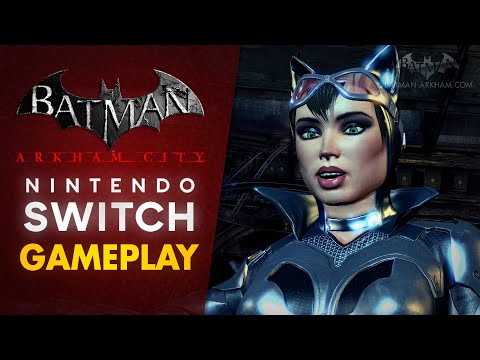 Batman: Arkham City - Nintendo Switch Gameplay [Armored Batsuit]