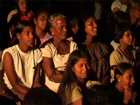 Tsunami Relief Show 2005, Saranga Puppet Society at Telwatte Temple, Sri Lanka