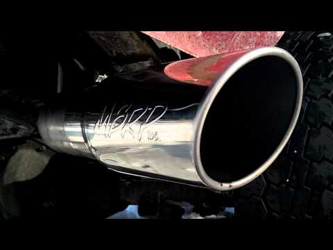 MBRP Diesel 4" S6110409 Stainless Cat Back Cool Duals on 2006 Dodge Ram 2500 5.9L Cummins Diesel