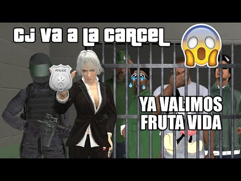 🚔🚨  CJ Y SUS AMIGOS van a la CÁRCEL 👮🚓 GTA SAN ANDREAS LOQUENDO 😱😮