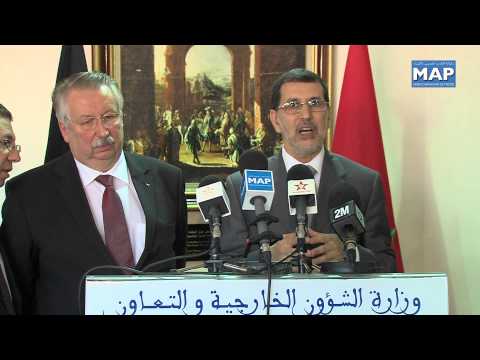 سعد الدين العثماني يتباحث مع رئيس البرلمان الفيدرالي البلجيكي
