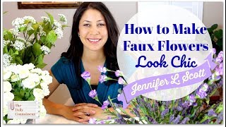 How to Make Faux Flowers Look Chic | Leaf Ribbon