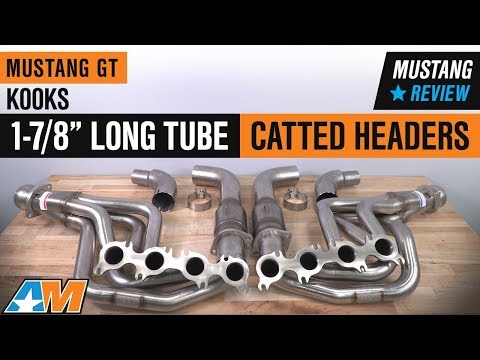 2015-2018 Mustang GT Kooks 1-7/8\" Long Tube Catted Headers Review