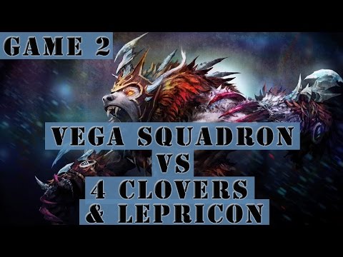 Dota 2 Gameplay - Vega Squadron VS 4 Clovers & Lepricon (SLTV Star Series 13 Game 2)