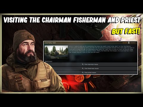 VISITING THE CHAIRMAN FISHERMAN AND PRIEST HOUSE -ESCAPE FROM TARKOV - JAEGER COURTESY VISIT 12.11