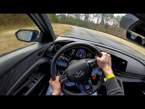 2022 Hyundai Elantra N (6MT) - POV Autocross & Track Drive (Binaural Audio)