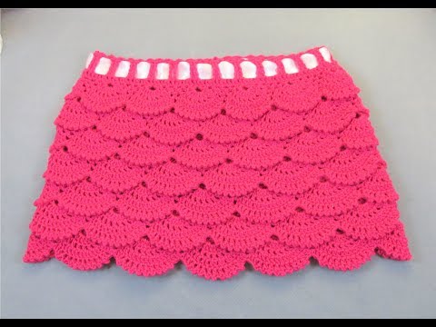 Cum crosetam fustita Maria -  PARTEA A II-A  / Tutorial pas cu pas